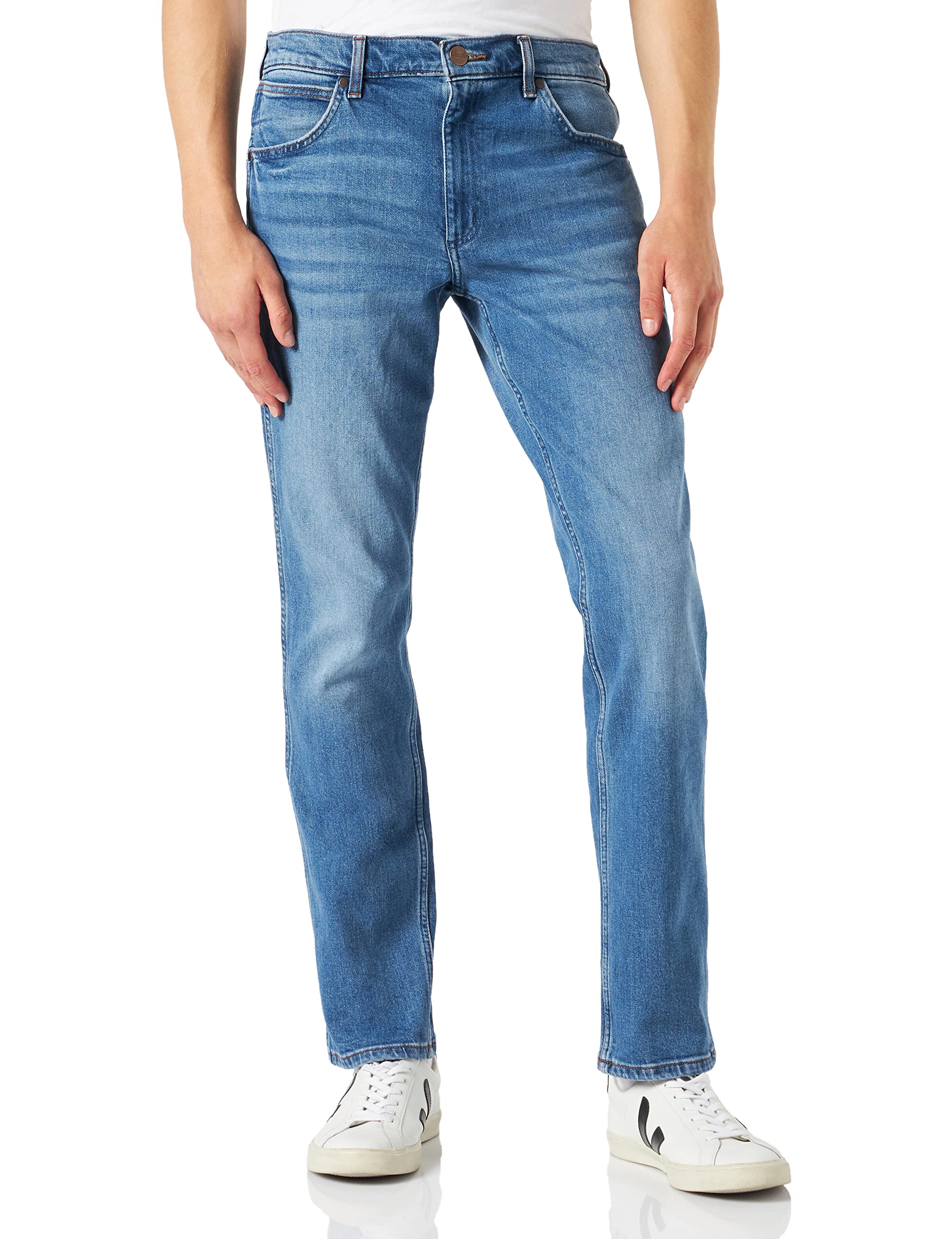 Wrangler Men's Greensboro Trousers, New Favorite, 34 W/32 L