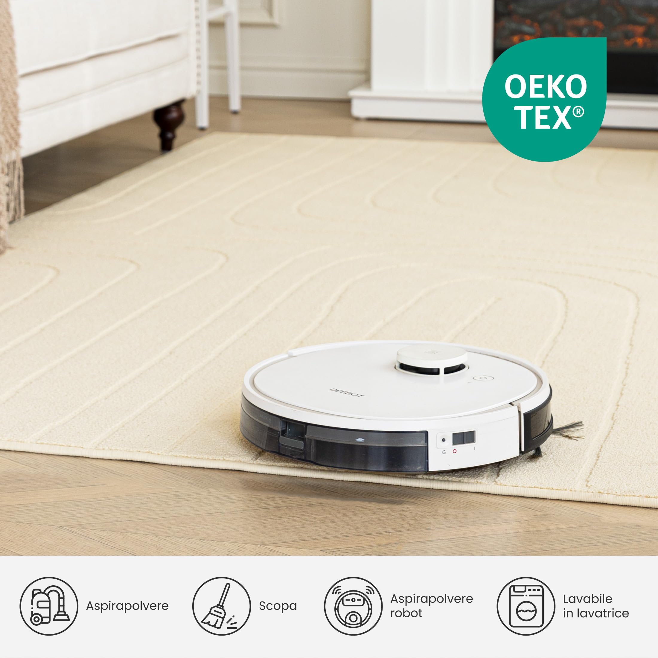 Sonive Tappeto da Cucina Motivo a Linee, Impermeabile, Antiscivolo, Lavabile, Morbido per Interni/Esterni (Soggiorno, Camera, Cameretta) 160x230 cm Beige