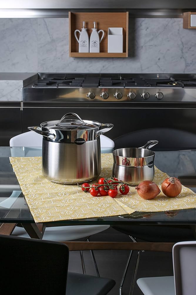 Amazon｜Barazzoni(バラゾーニ) 両手鍋 ステンレス ∅28×H10.6cm