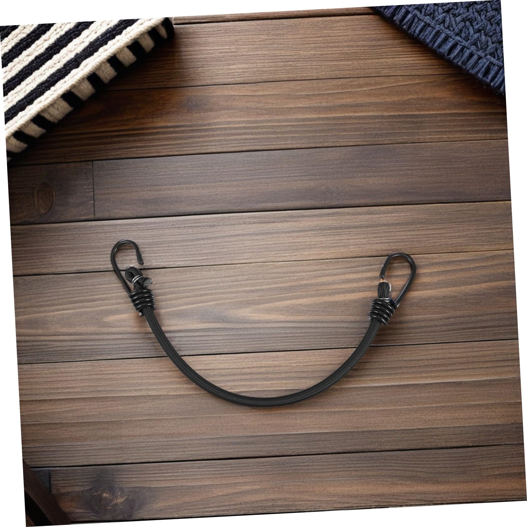 6 Pezzi Corde Elastiche Resistenti con Ganci Cinghie Fissaggio Elastico Antivento per Campeggio Bagagli Scooter e Tende Outdoor