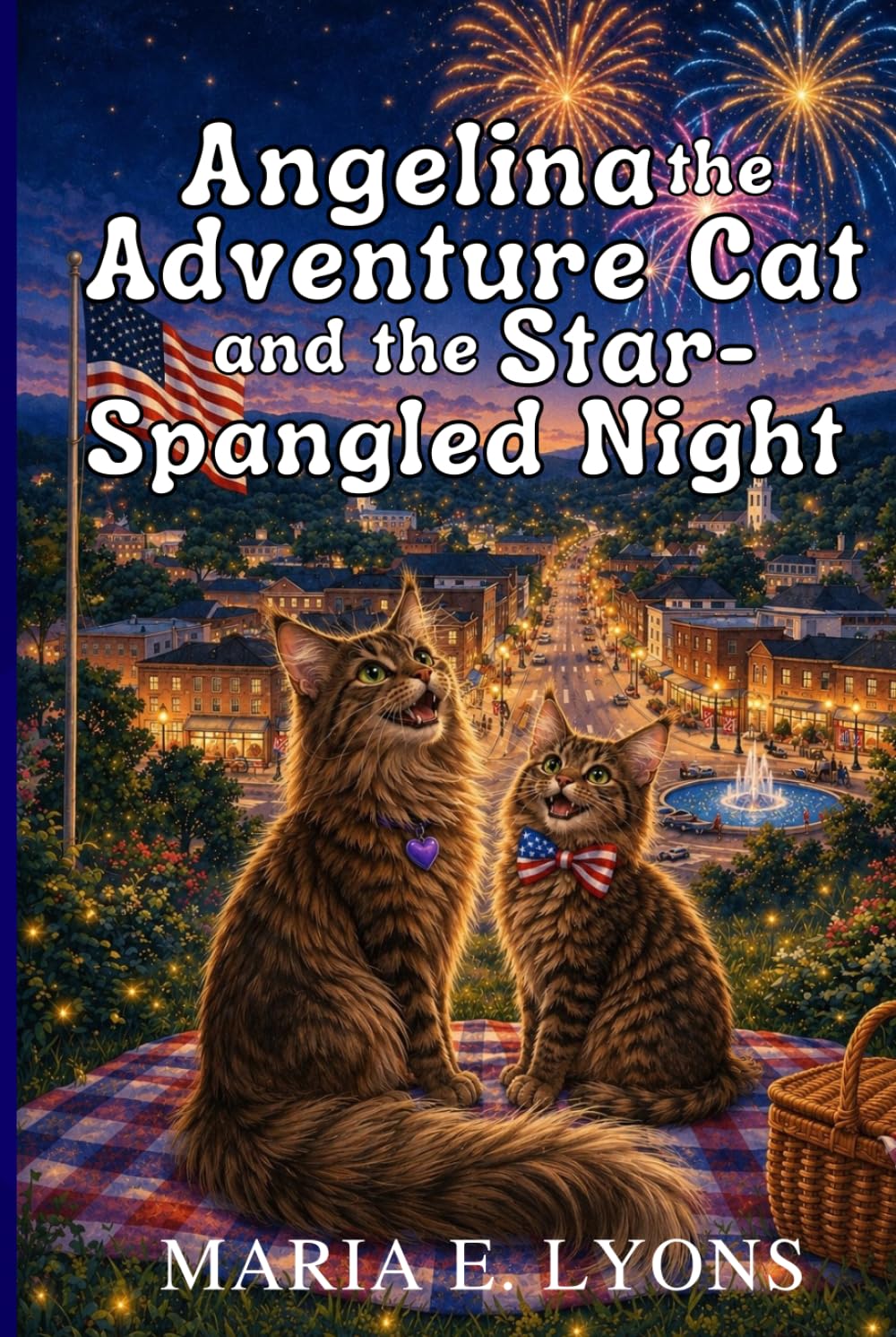 Angelina the Adventure Cat and the Star-Spangled Night (Angelina & Solomon Adventure Series)