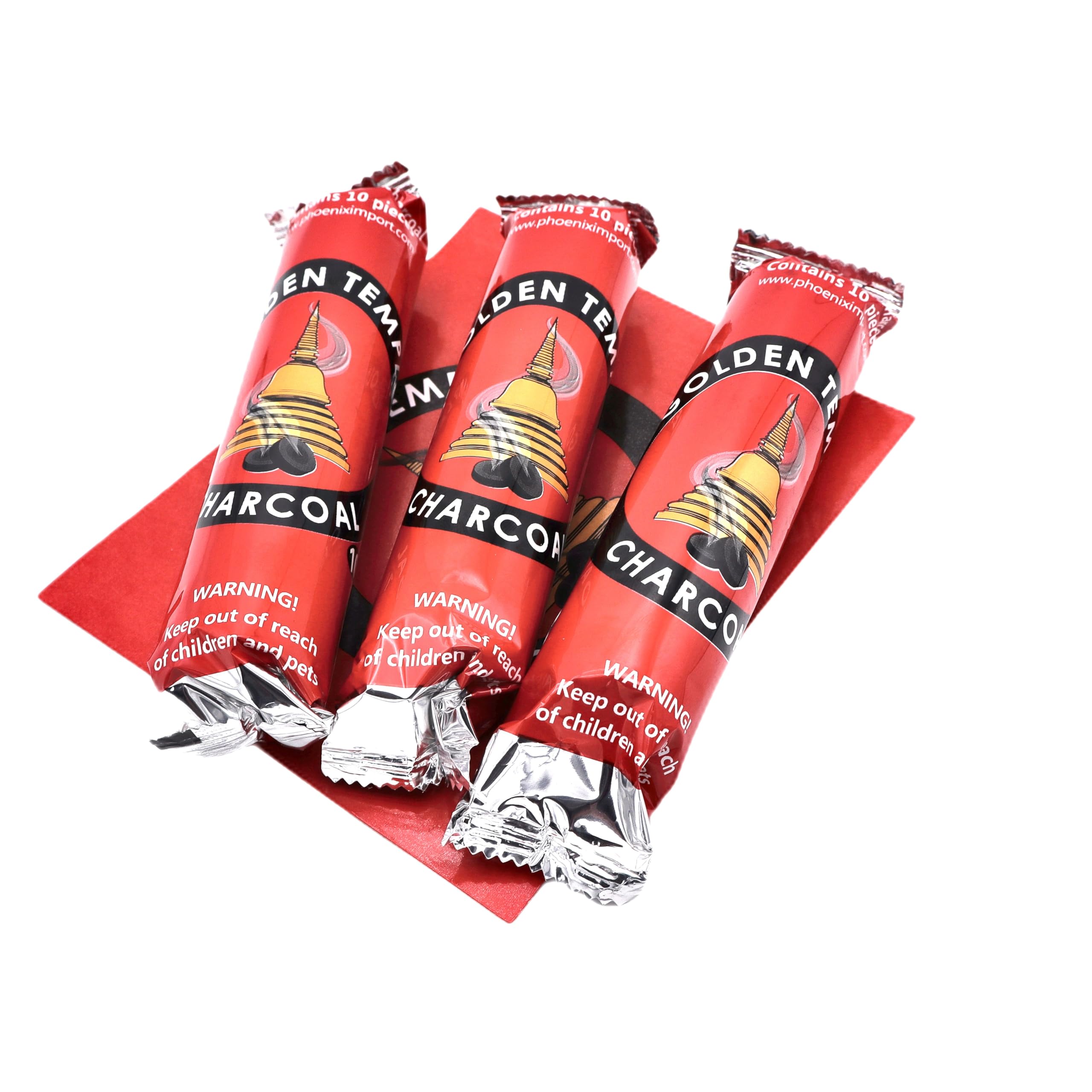 Räucherkohle 30 Mm – Selbstzündend, 10 Stück Pro Rolle Für Weihrauch & Harze