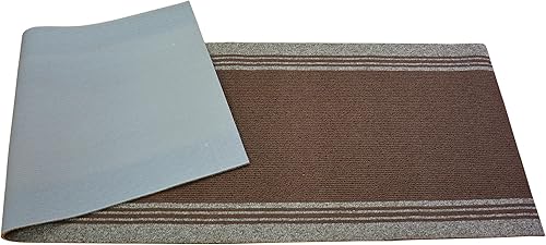 Miniatura 7 de Alfombra de pasillo de tamaño personalizado, borde sólido, estilo bereber para interiores y exteriores, parte trasera de goma antideslizante de 26,