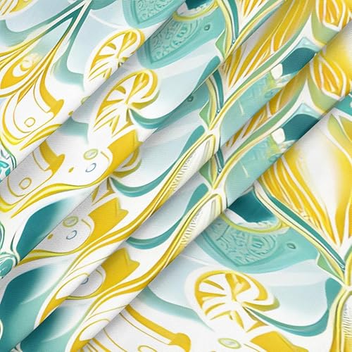 Miniatura 193 de Mantel redondo ajustado con diseño de mandala de flores, mantel circular bohemio y colorido con borde elástico, impermeable, lavable, de poliéster