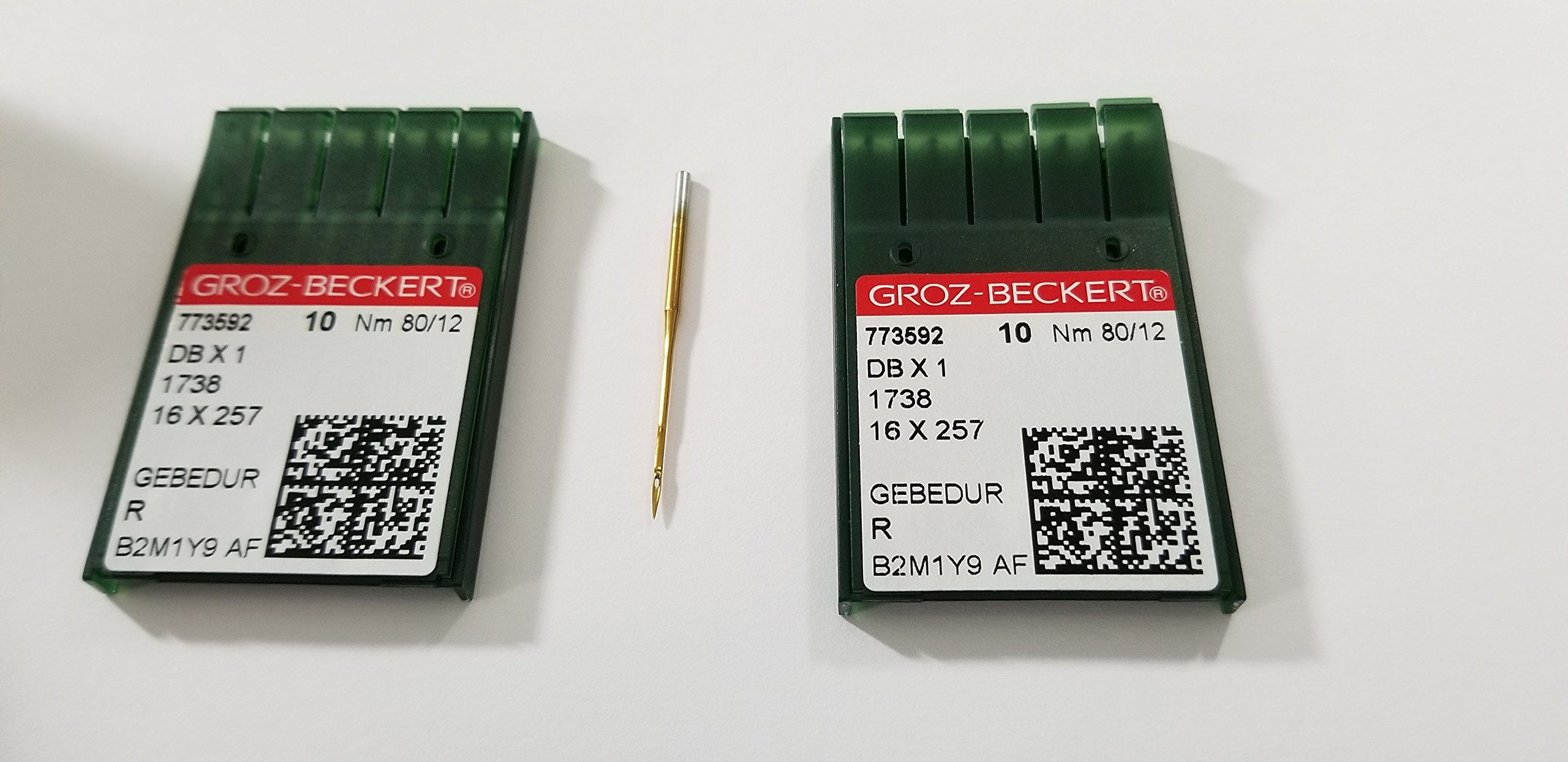 Amazon.com: Groz-beckert Db1 Dbx1 1738 Titanium Plated 80/12