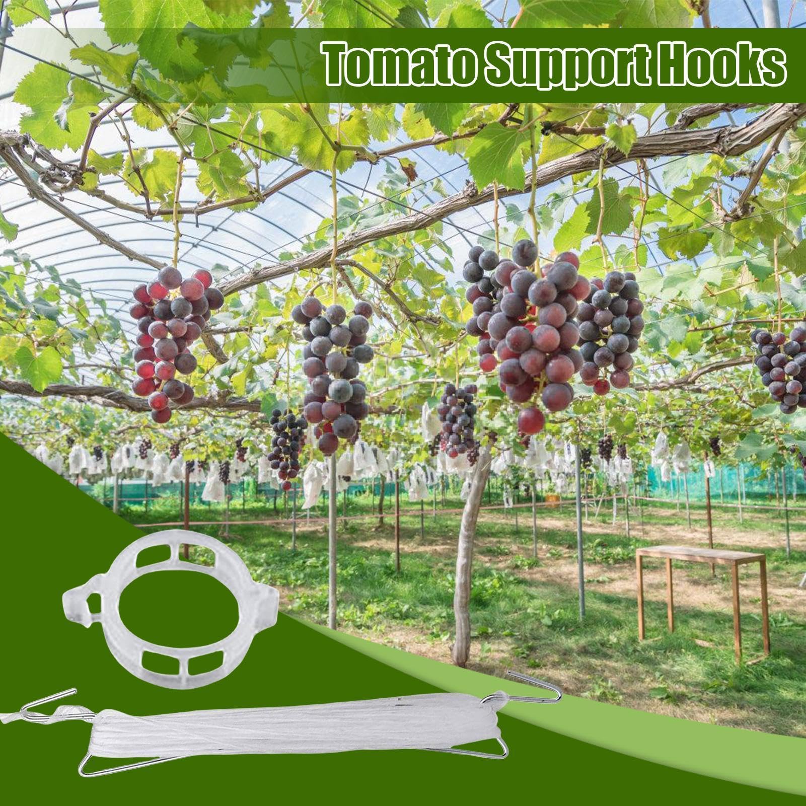 Ganci Per Pomodori Per Traliccio A Spago 10 Pezzi Di Molli Resistenti E | Clip Per Piante Rampicanti E Ganci Per Spago Di Per Esterno Verdura Frutta Piante Fiori Cetriolo Anguria Uv