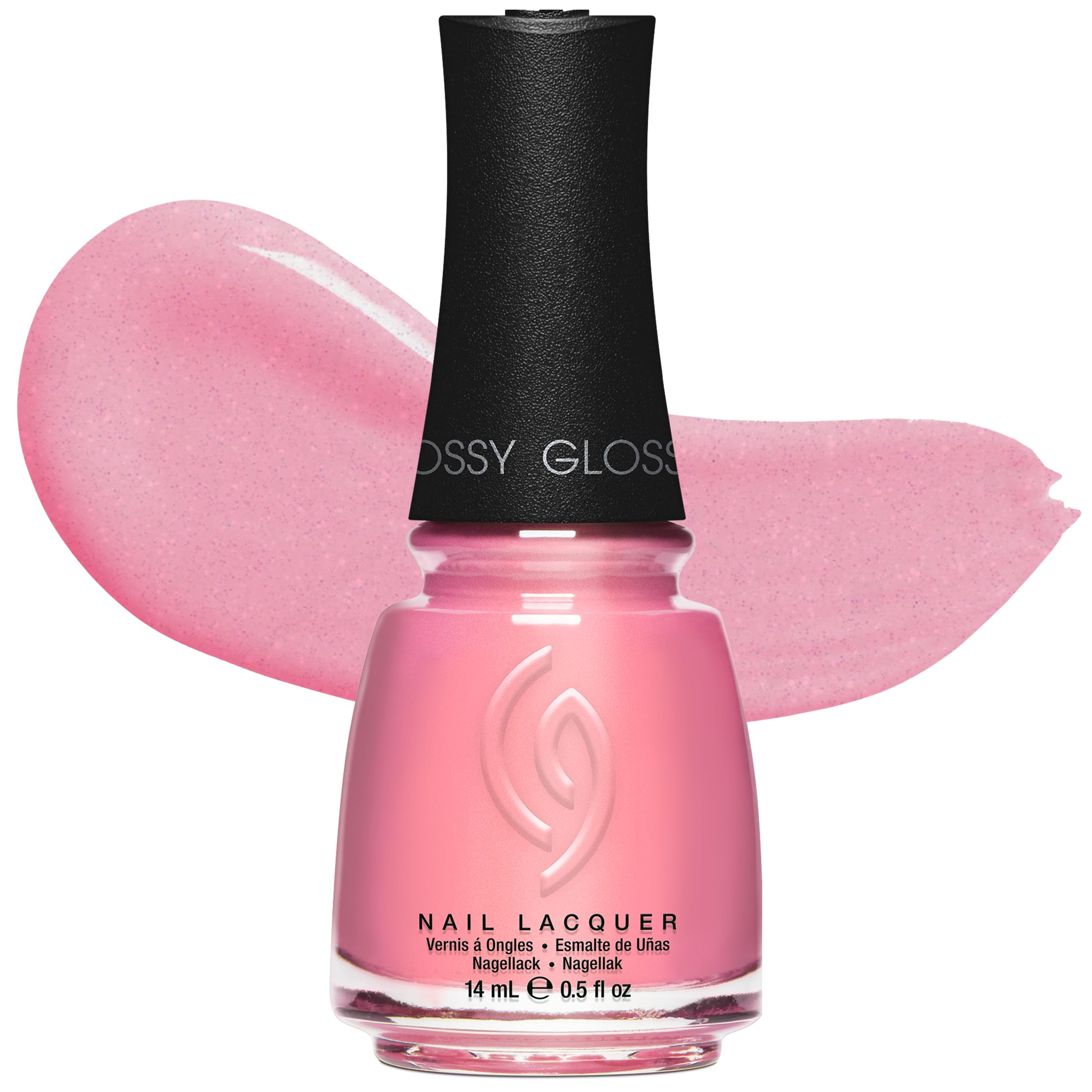 China Glaze CG Nail Polish Exceptionally Gifted – Warm Pink Nail Lacquer for Salon-Quality DIY Manicure,Chip-Resistant, Glossy Finish, 0.5 fl oz