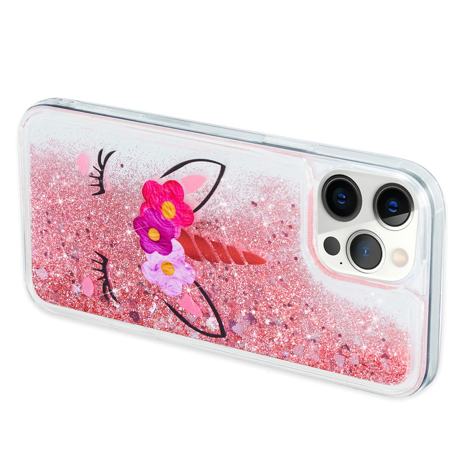 Custodia Casechics Con Brillantini Per IPhone | Morbida Antiurto Con Strass | Bianca, Compatibile Con IPhone 15 Pro Max E Molti Modelli