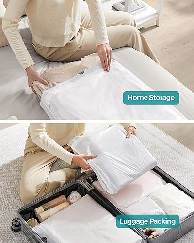 Miniatura 3 de SONGMICS Bolsas de basura compatibles con SONGMICS con sensor de movimiento de 13 galones, bolsas de basura con cordón para cocina, 20.5 x 36.2