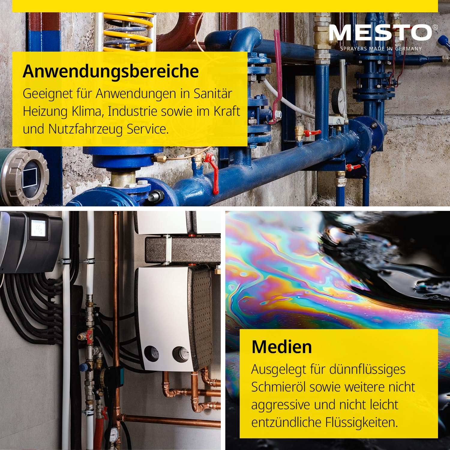 Mesto SAUGFIX Sauggerät 5 L| Saugpumpe mit 0,7 bar Unterdruck | Ölabsaugpumpe für Schmieröl & Nicht Aggressive Flüssigkeiten | Ideal für Auto, Werkstatt & Industrie | mit Kugelhahn & SK-Verschraubung