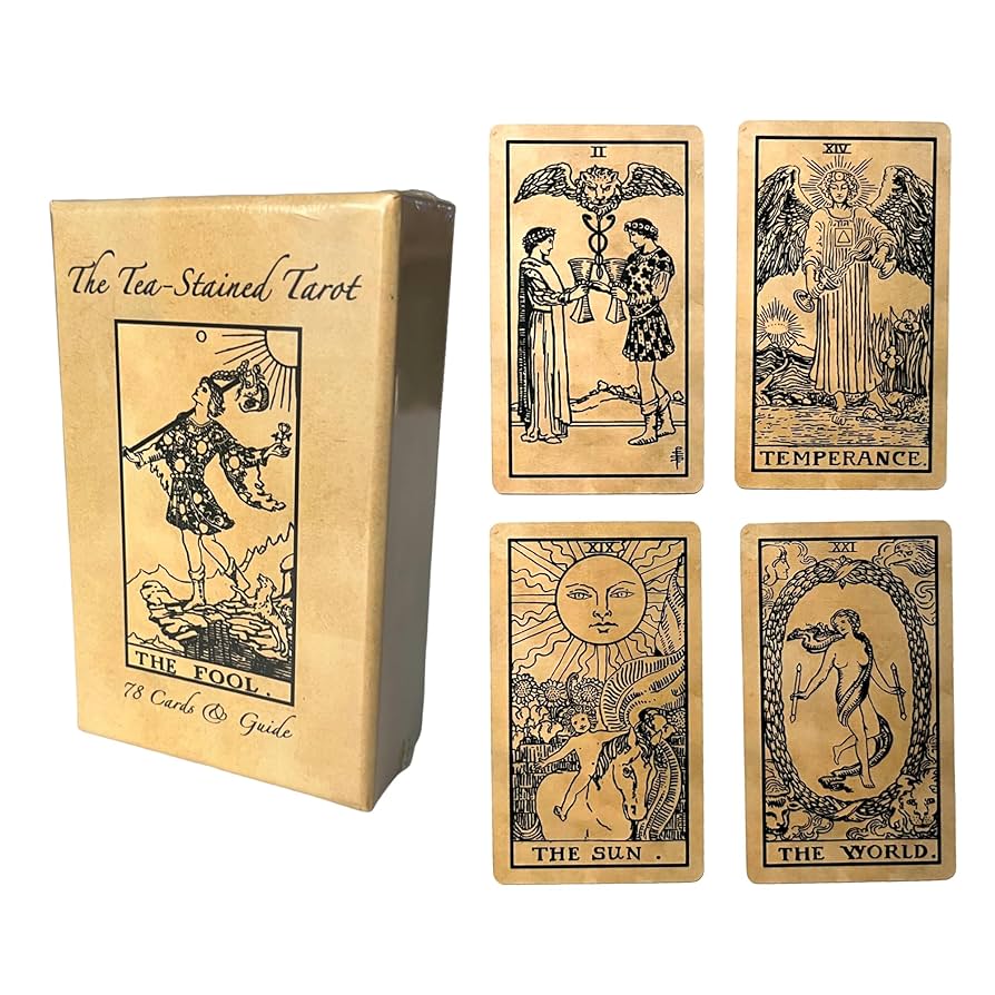 【レア・美品】アクエリアンタロット　ヴィンテージ　1970年　初版　緑箱　貴重 アクエリアン・タロット 缶入り Aquarian Tarot in a Tin