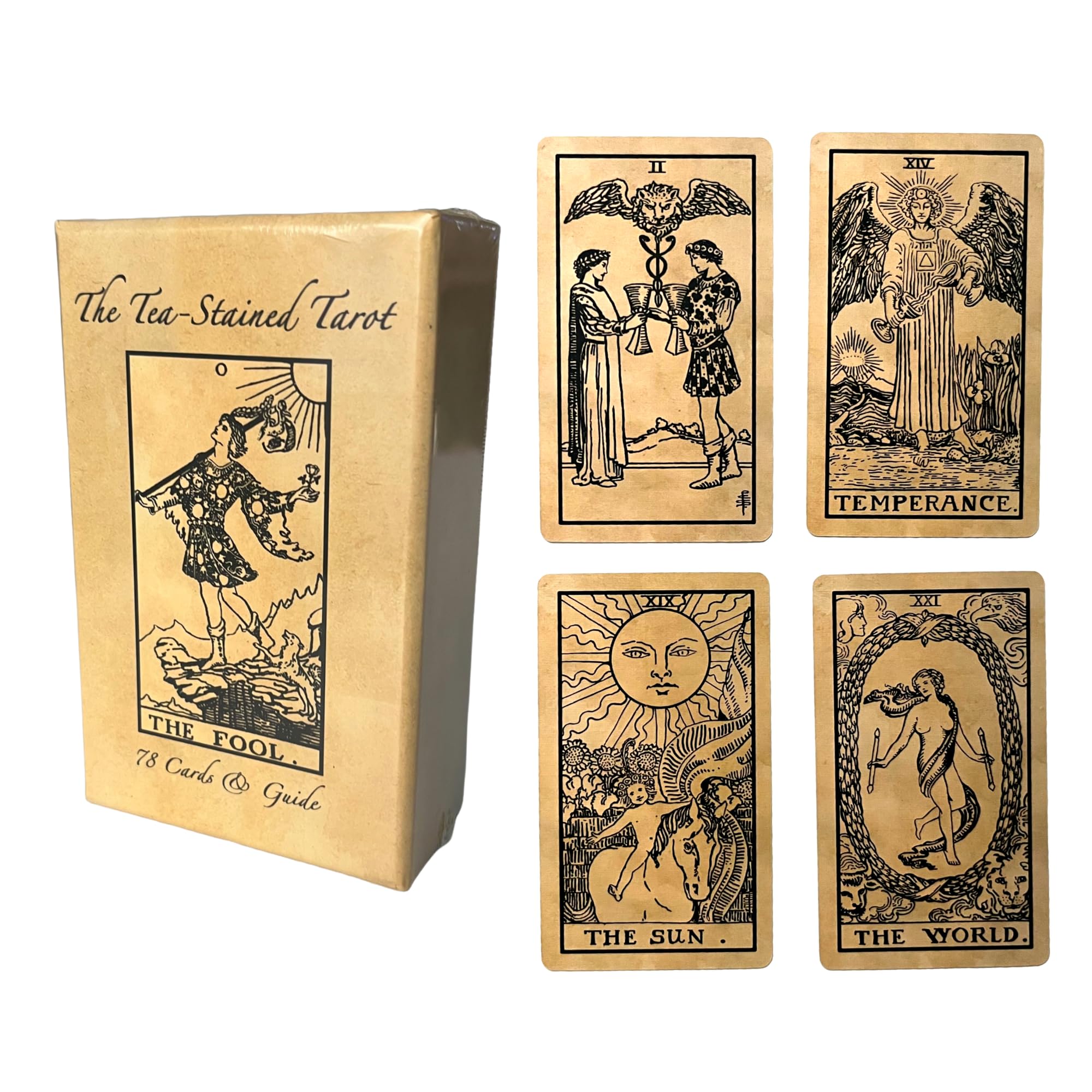 Amazon.co.jp: Vieux Monde Express The Tea-Stained Tarot