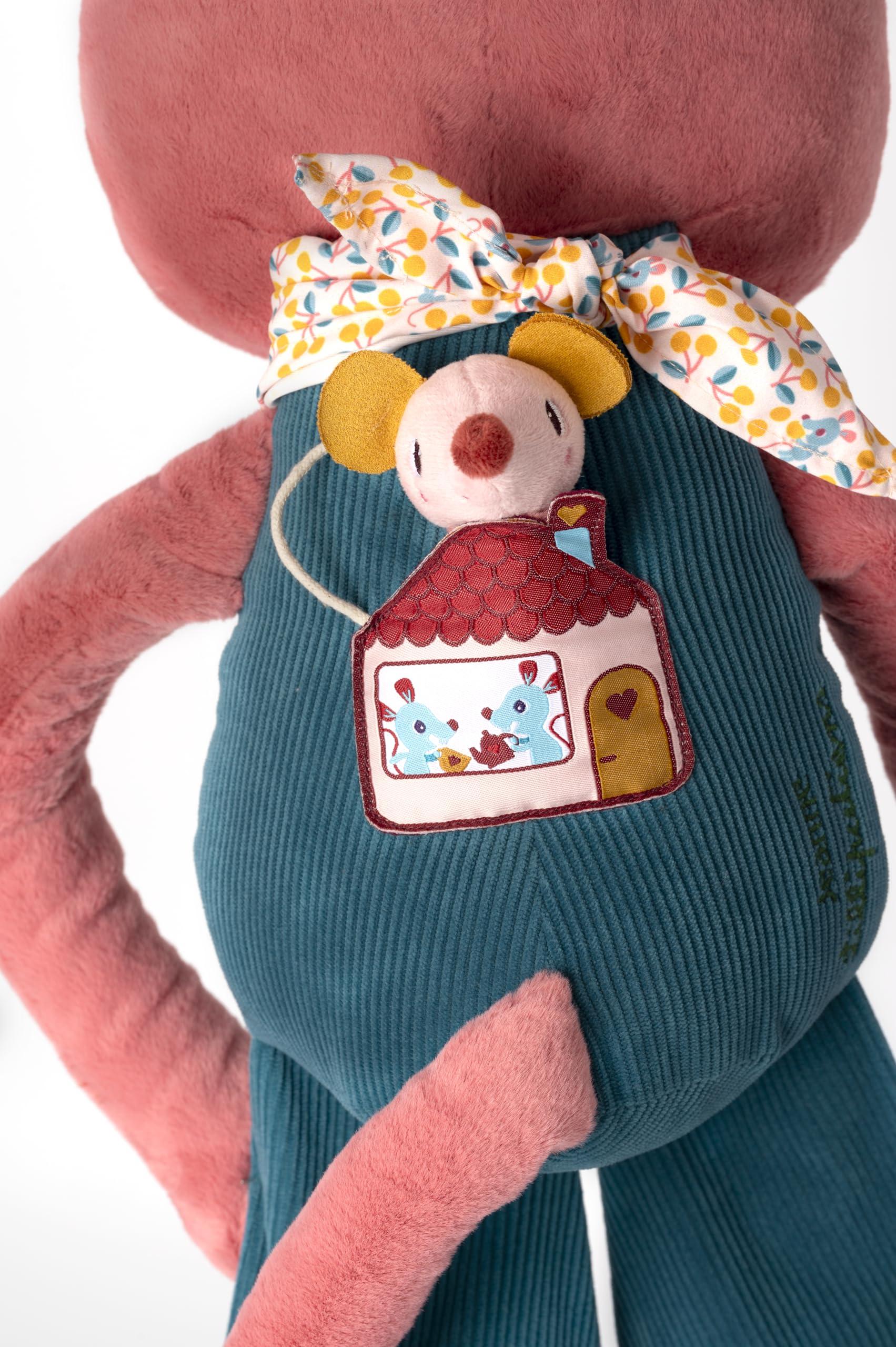 LILLIPUTIENS - Gatto di Peluche Maxi attività - Ideale per la Decorazione e Il Gioco della cameretta - Altezza 87 cm - Suoni e attività Multiple - Materiali Morbidi - 87 cm - da 6 Mesi
