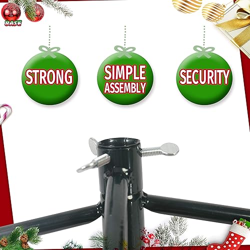 Miniatura 6 de KARMAS Products - Árbol de Navidad para decorar. Árbol de pino artificial con patas de metal