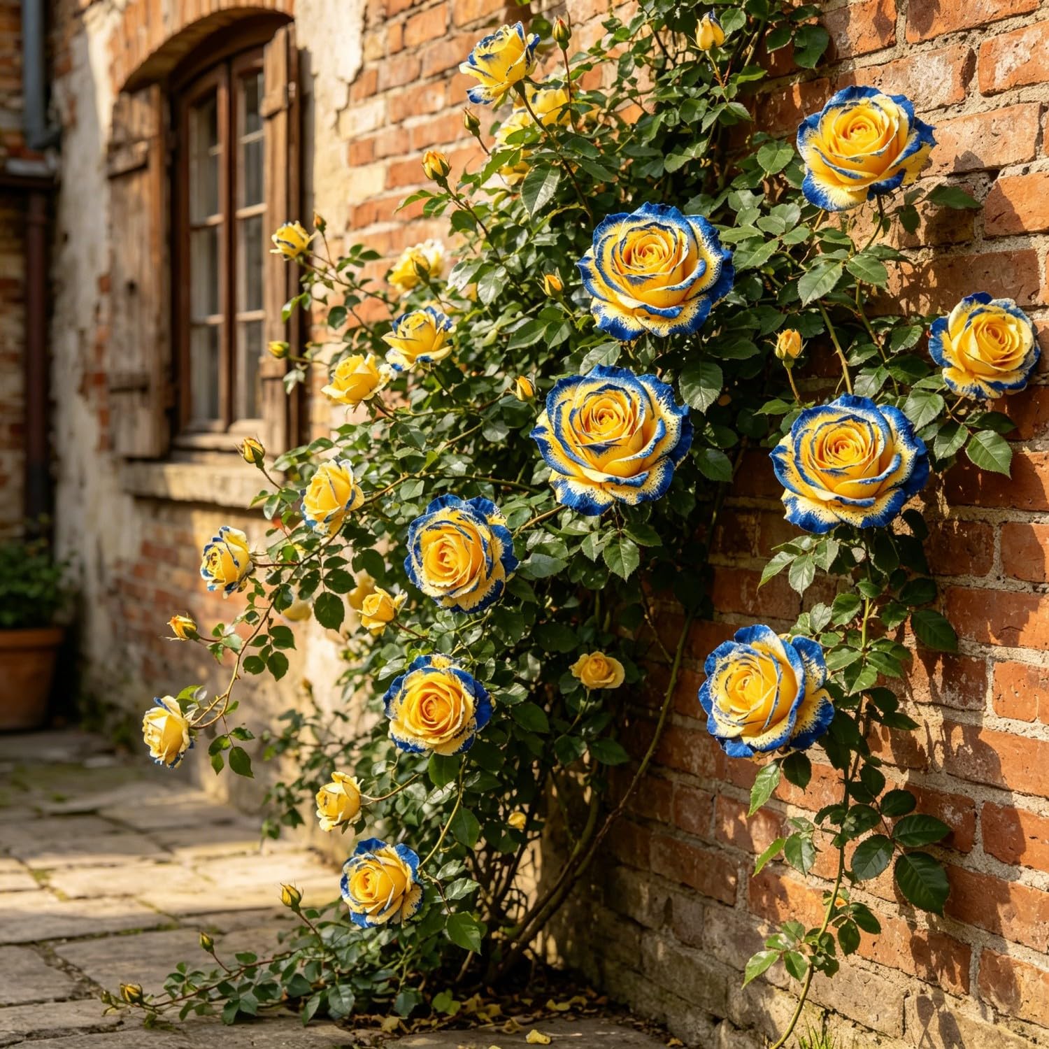 Climbing Rose-Hardy Perennial,Garden Flowers,Ornamental Flowers,Wedding Flowers，Professional Planting for Stunning Garden Displays-1000pcs-F