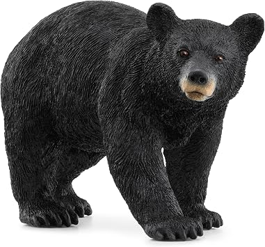 Schleich Wild Life - American Black Bear Toy Figurine - Kids 3+ | 14869