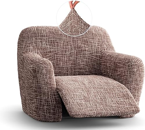 Funda para silla reclinable, funda para silla reclinable, fundas estampadas de poliéster suave, protector elástico de muebles de 1 pieza, colección