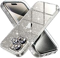 Vista 15 de Choiche, funda para iPhone 14 de mujer, brillante, protección de grado militar, 2 cubiertas de lentes de cámara Diamond, 2 protectores de vidrio