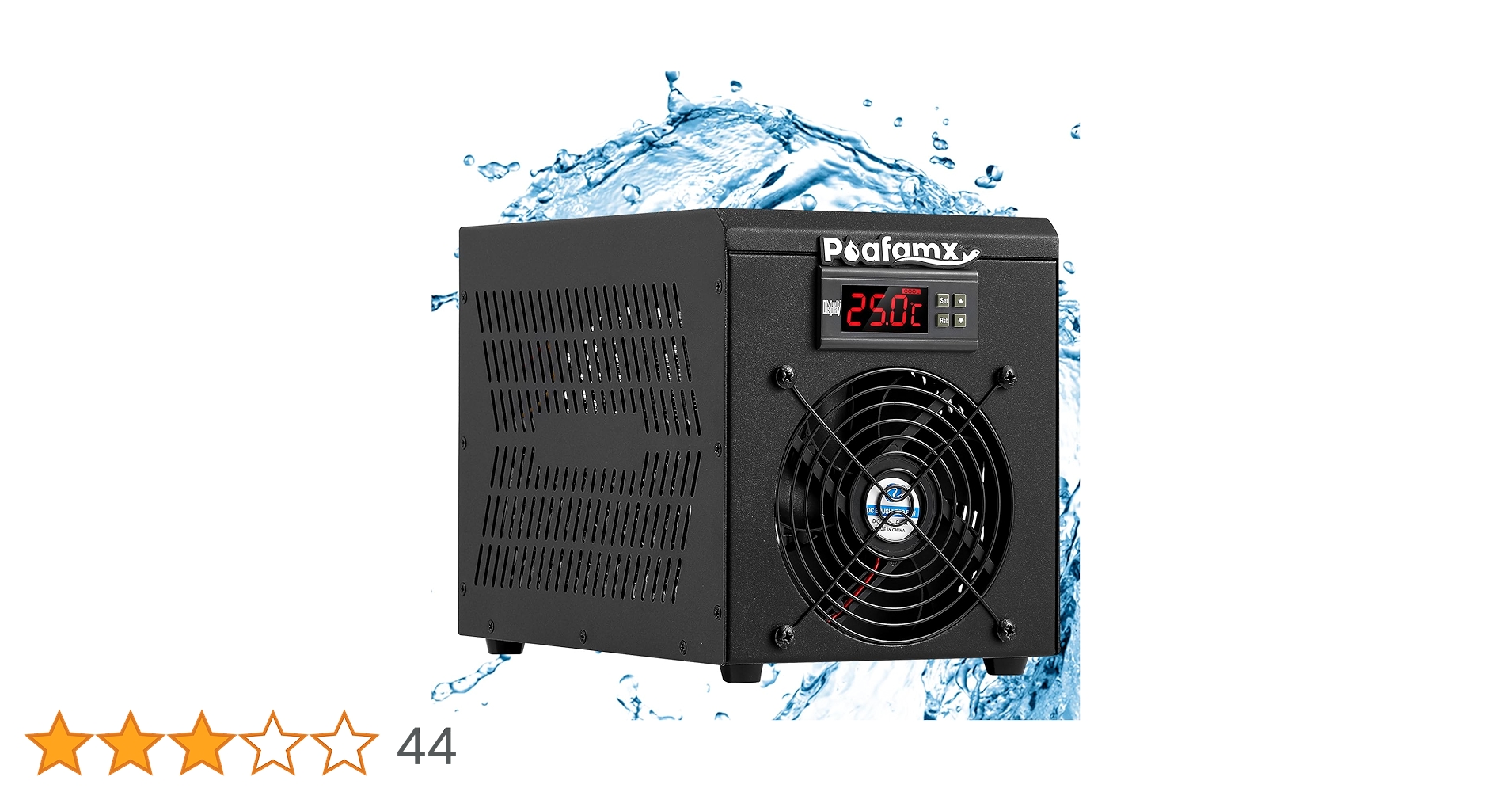 Amazon | Poafamx 水槽クーラー 15-40℃調整可能 60L 冷却と加熱