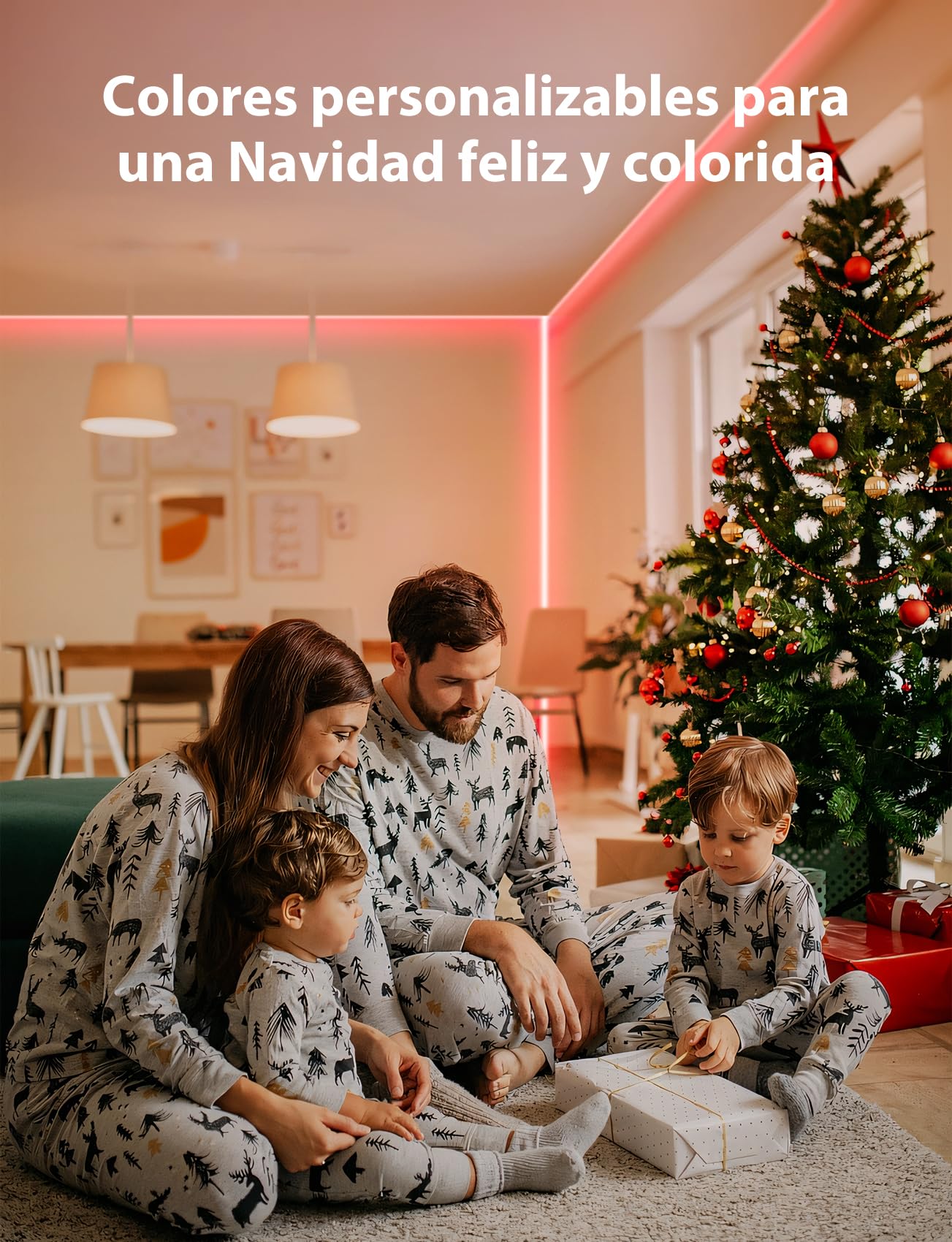 Aigostar Tira LED Alexa 10 M, Luces LED Habitacion Inteligente Compatible con Alexa, Google Assistant, Música DIY, Tira LED RGB para Habitacion, Cocina, Fiesta, Bricolaje, Decoración del Hogar