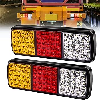 Amazon | X-STYLE テールランプ 警告灯 12V 75連 LEDマーカーランプ