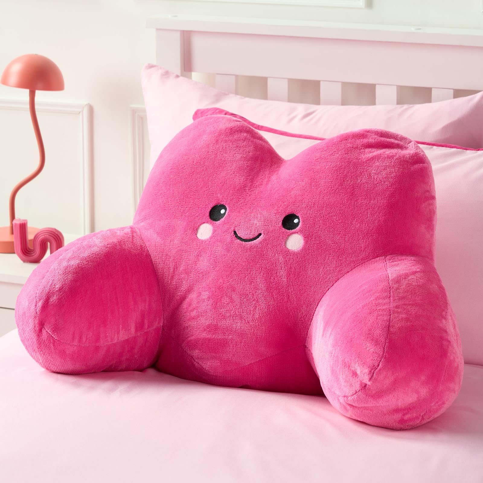 Ohs Hazel The Heart Cuddle Cushion Novelty Reading Pillow from B&Q