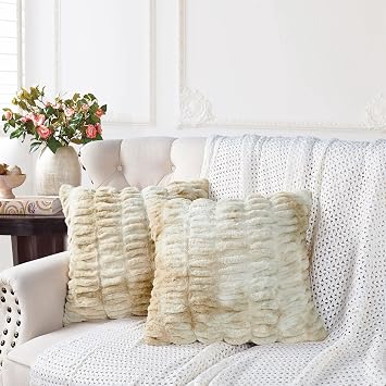 Home Soft Things Shar Pei Decorative Throw Pillow Covers 2 Set, Accent Soft Fluffy Stylish Square Couch Sofa Pillowcases, Fungi, 20 x 20