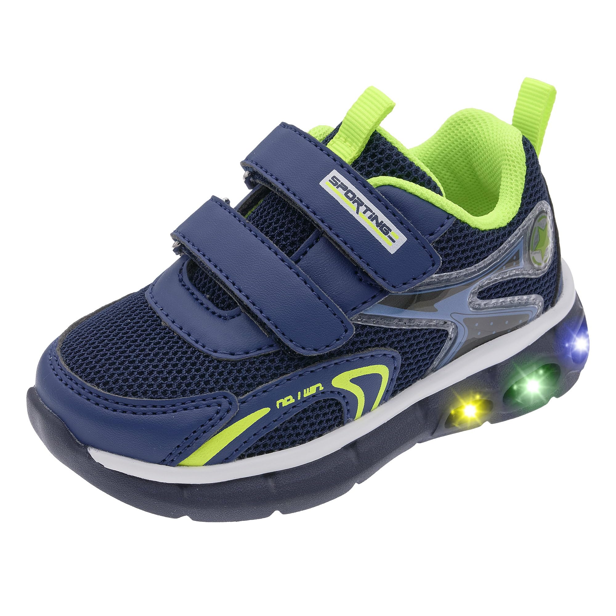 Chicco, Scarpe Bambino, Scarpe con Luci Bambino, Sneaker con Chiusura con Doppio Strappo, Designed in Italy