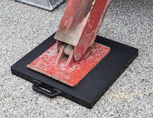 Miniatura 6 de Buyers Products OP18X18R Almohadilla de Apoyo de Goma, 18 X 18 X 2 Pulgadas de Grosor, Almohadilla de Goma Sólida para Grúa con Superficie