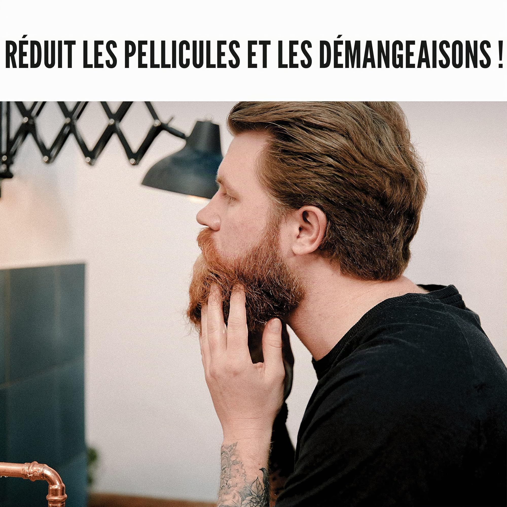 Brooklyn Soap Company Recharge de savon à barbe (1 l) – Nettoyage et soin de votre barbe