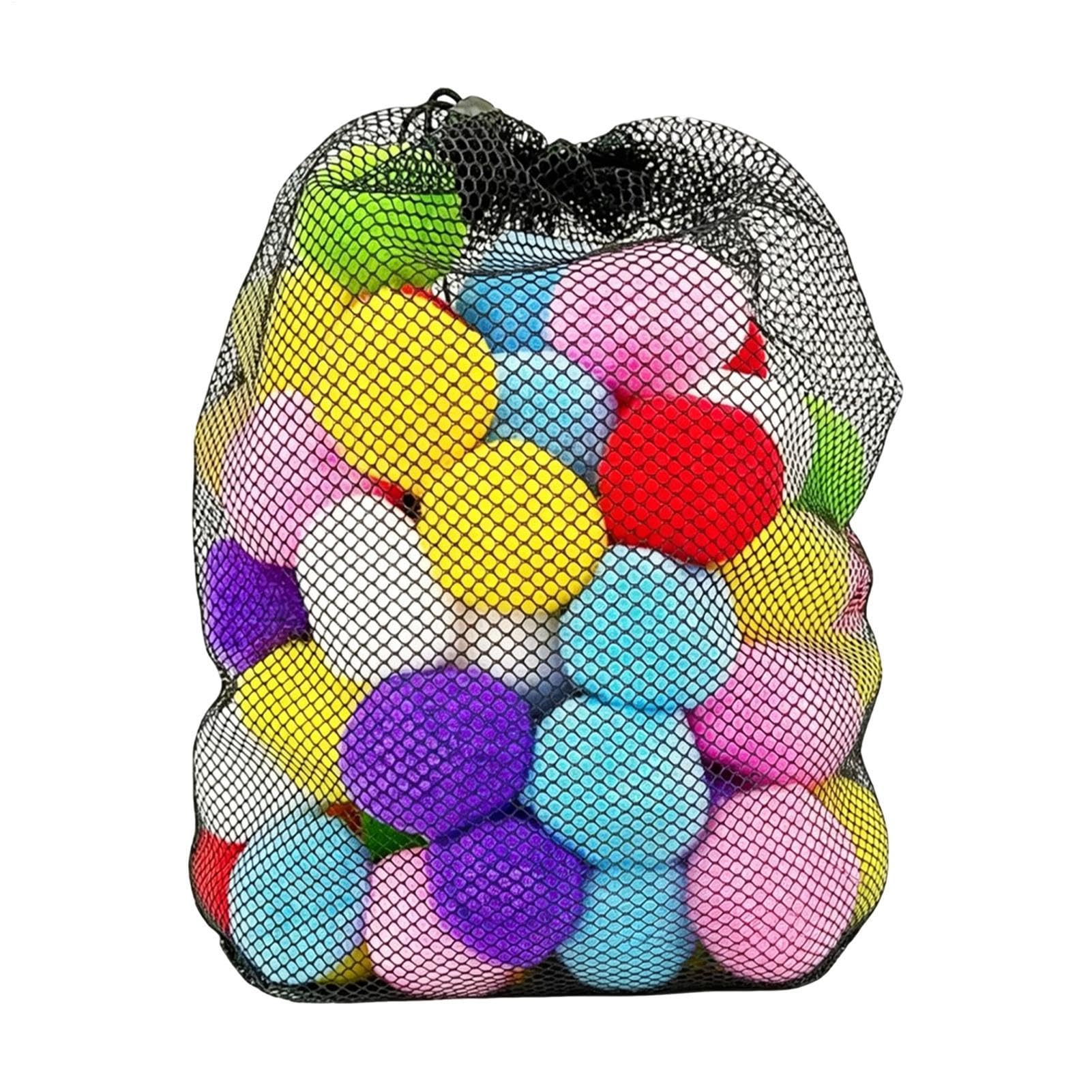 Water Sponge Balls | 60 Pieces Soft Colorful Fun Soakers,Summer Water Fight Game Supply,Sponge Balls | For Backyard Beach Pool Grass Garden Park Outdoor Outside Kids Children