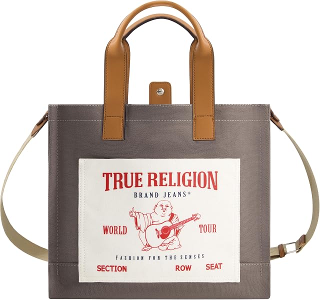 True Religion True Religion Sac à bandoulière pour femme, sac de voyage moyen pour femmes avec réglable StrapTote sac