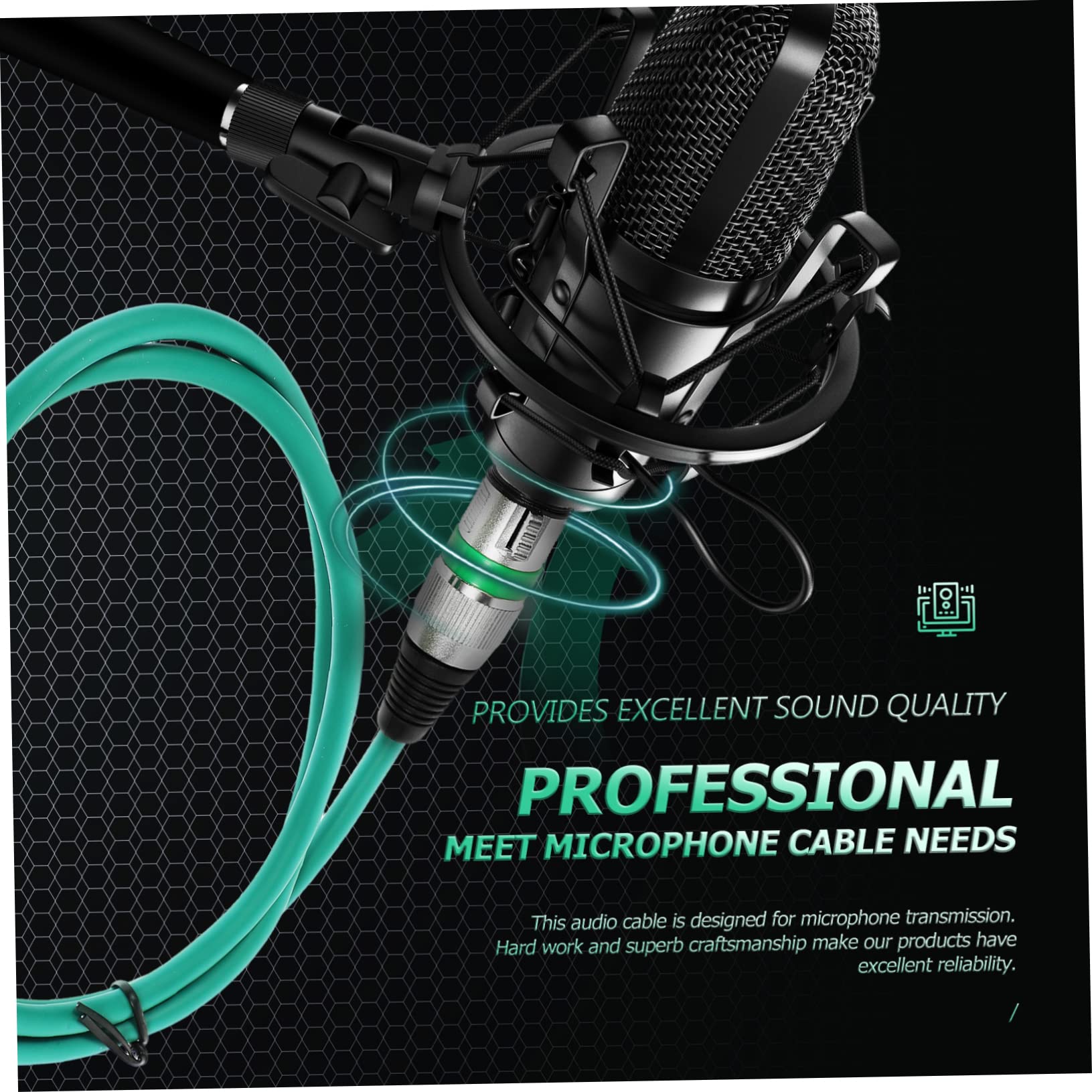 DOITOOL Cavo Xlr Bilanciato Rame e Pvc per Microfono, Connettore Maschio-femmina Connessione Flessibile, 5 Pezzi, per Matrimoni e Feste