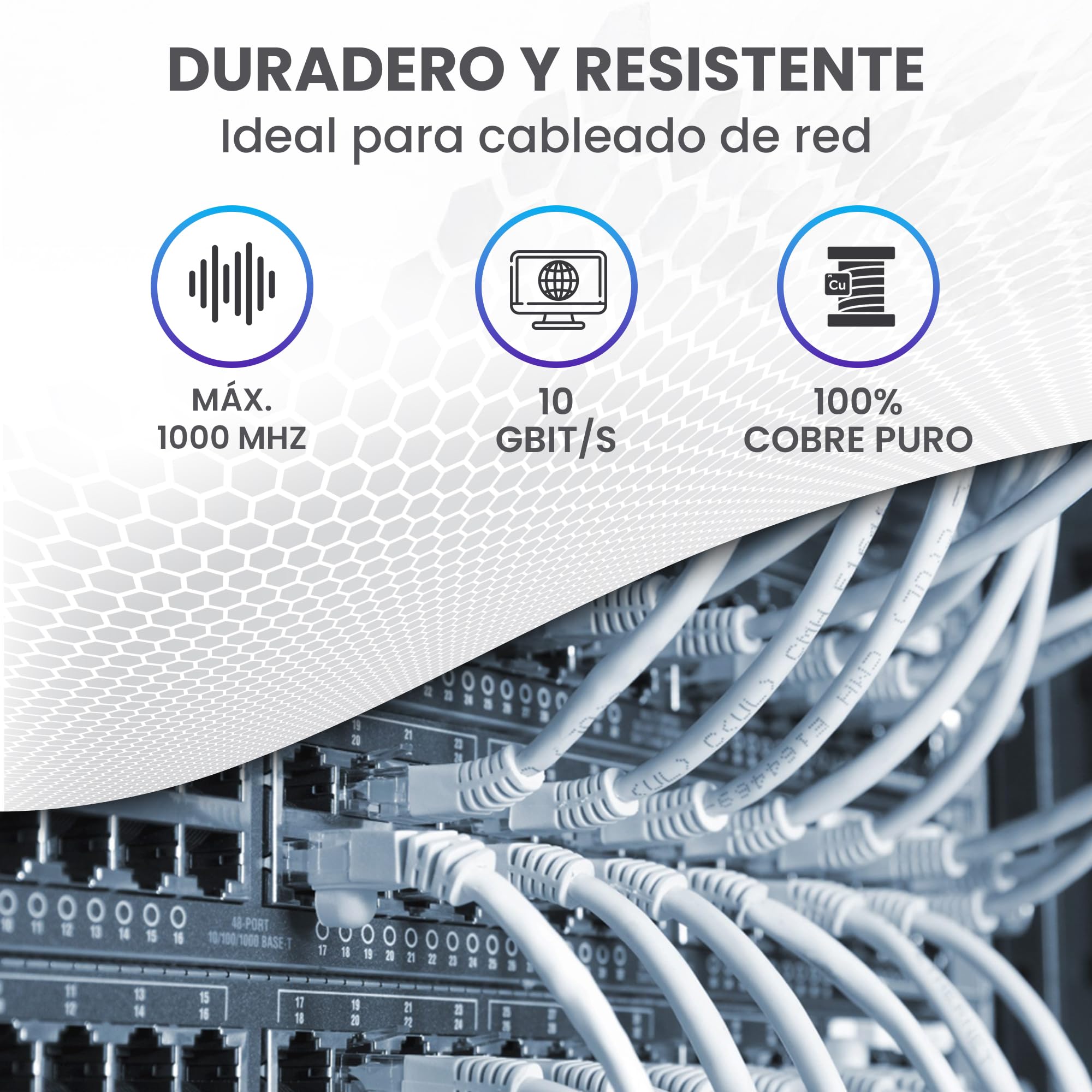 EXTRALINK Cable Ethernet 305M CAT6 para exteriores, Cable Red LAN – 100% cobre, F/UTP apantallado, compatible con PoE, UV resistente, con funda exterior de PE duradera y resistente a la intemperie