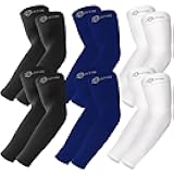 BHYTAKI UV Sun Protection Arm Sleeves, UPF 50 Sports Cooling Arm Compression Sleeves for Men Women Teenager