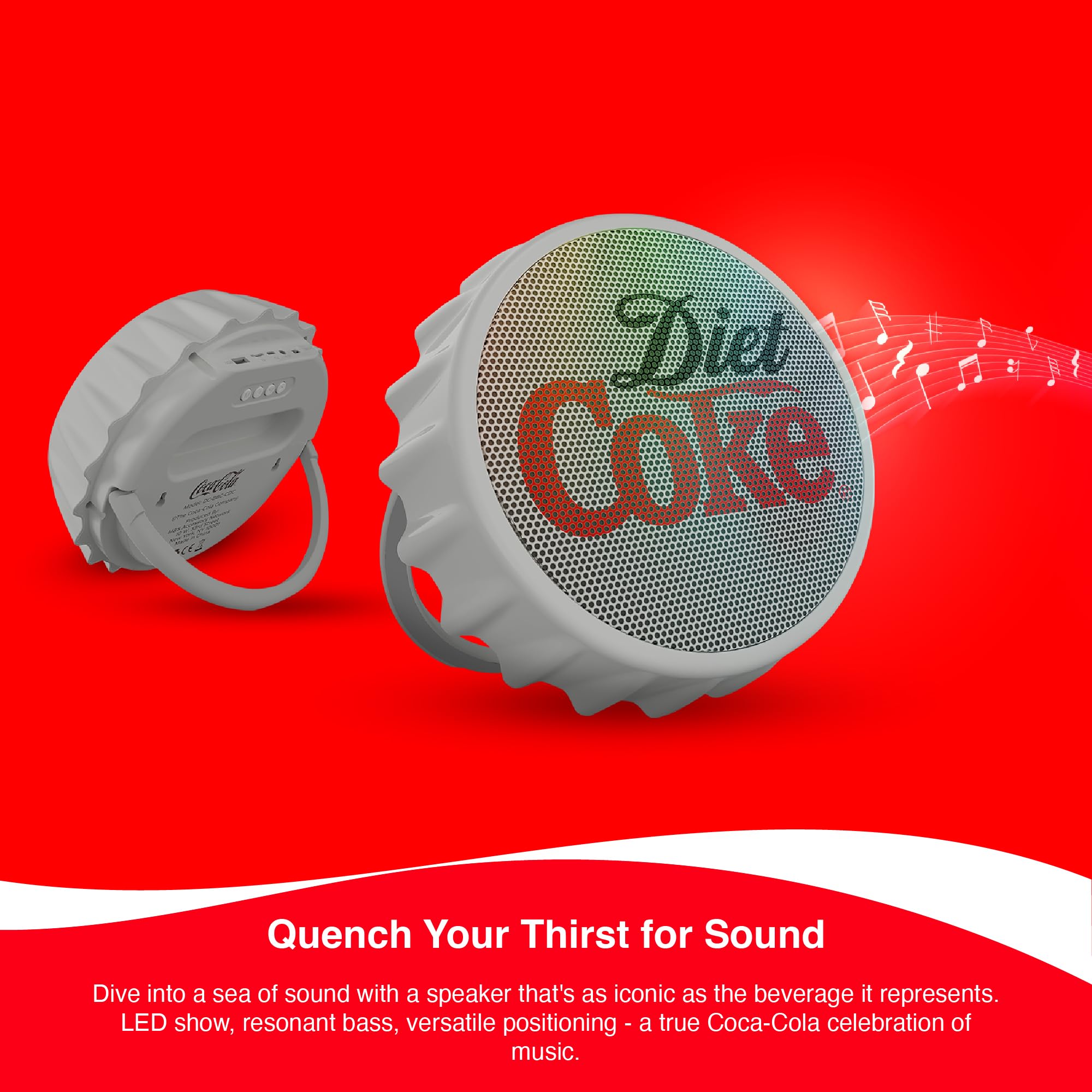 Amazon.com: Diet Coke Bottle Cap Shaped Bluetooth Speaker with