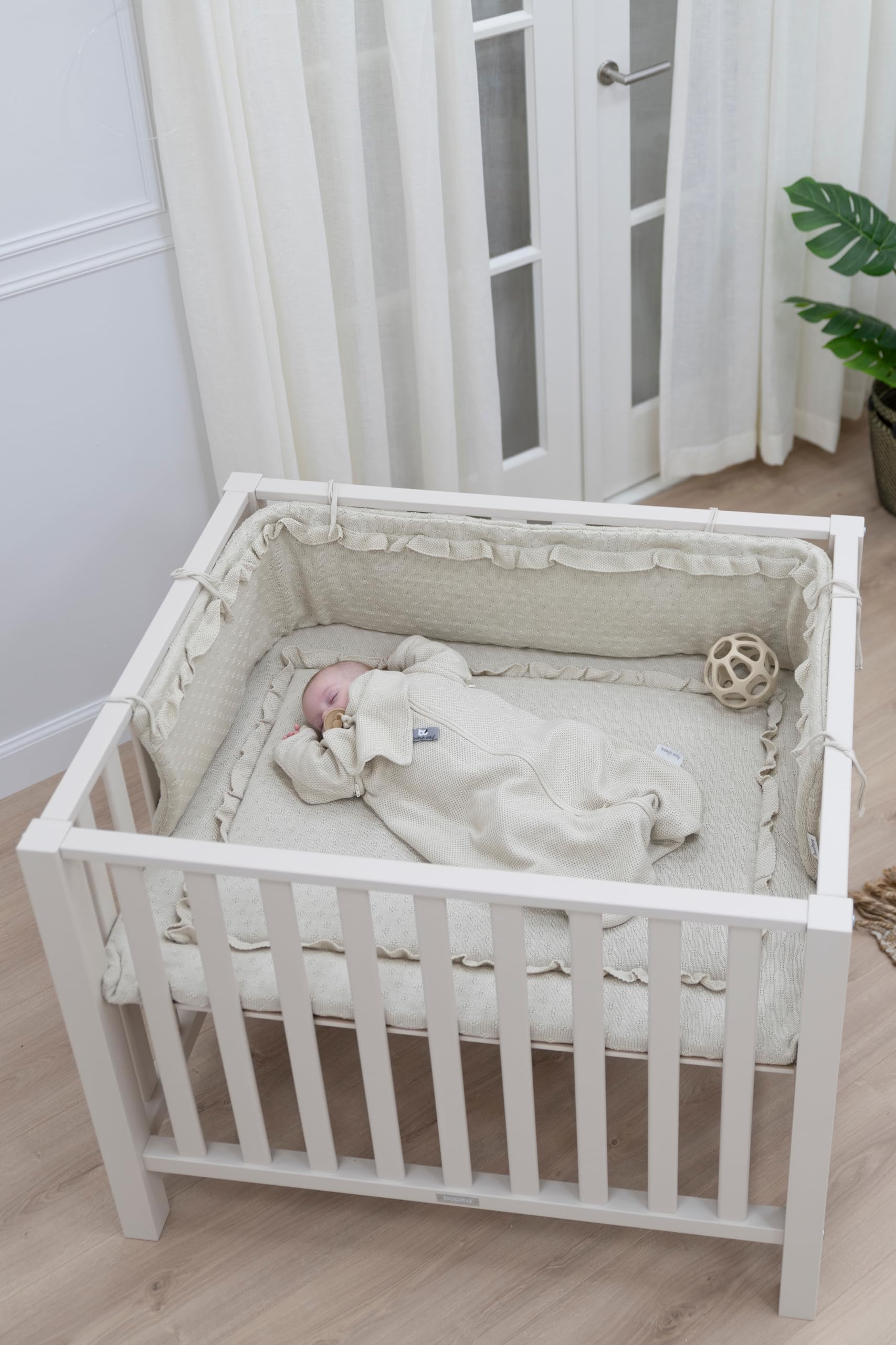 Baby's Only - Laufgittereinlage Mood - Krabbeldecke für Baby - Spieldecke - Aus 50% Baumwolle und 50% Polyacryl - Warm Linen - 75x95
