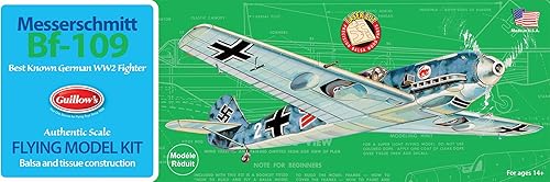 Guillow Kit de modelo Messerschmitt Bf-109