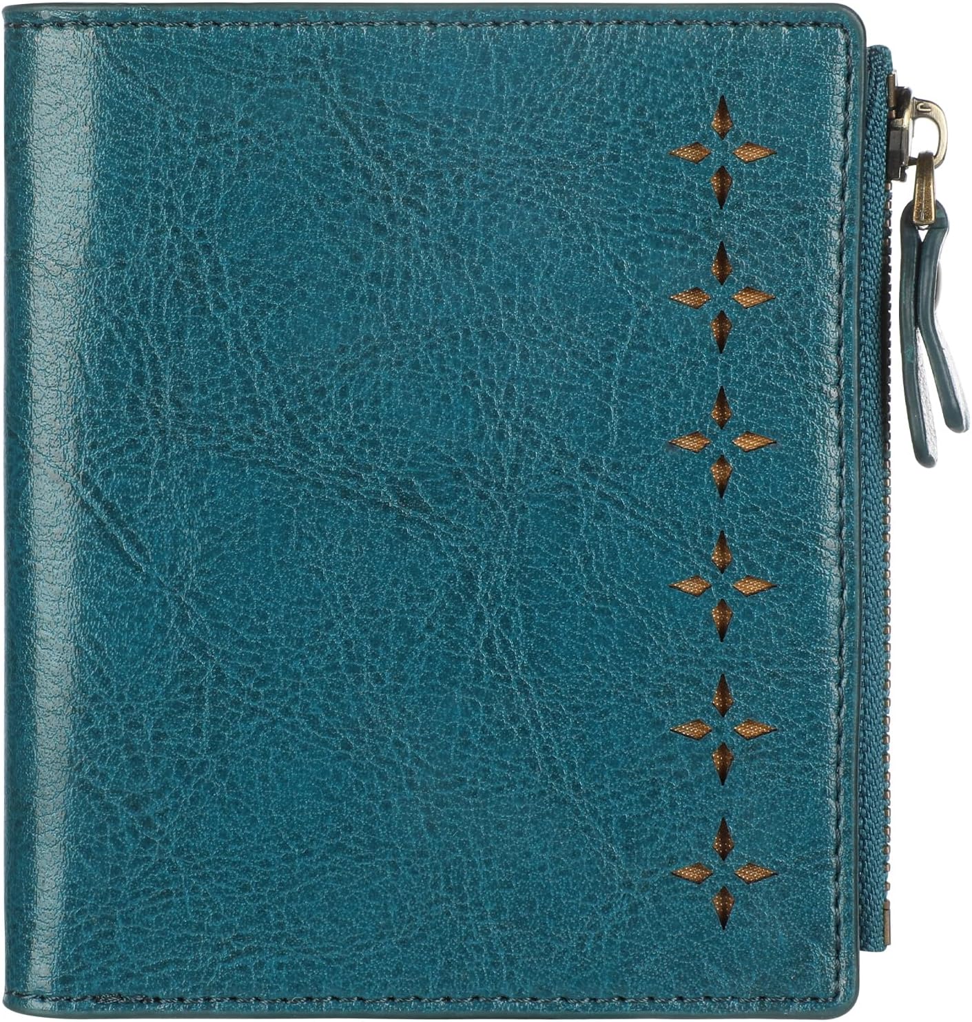 Lavemi Ultra Thin Small Compact Leather Womens Girls Wallets RFID Blocking Credit Card Holder for Women