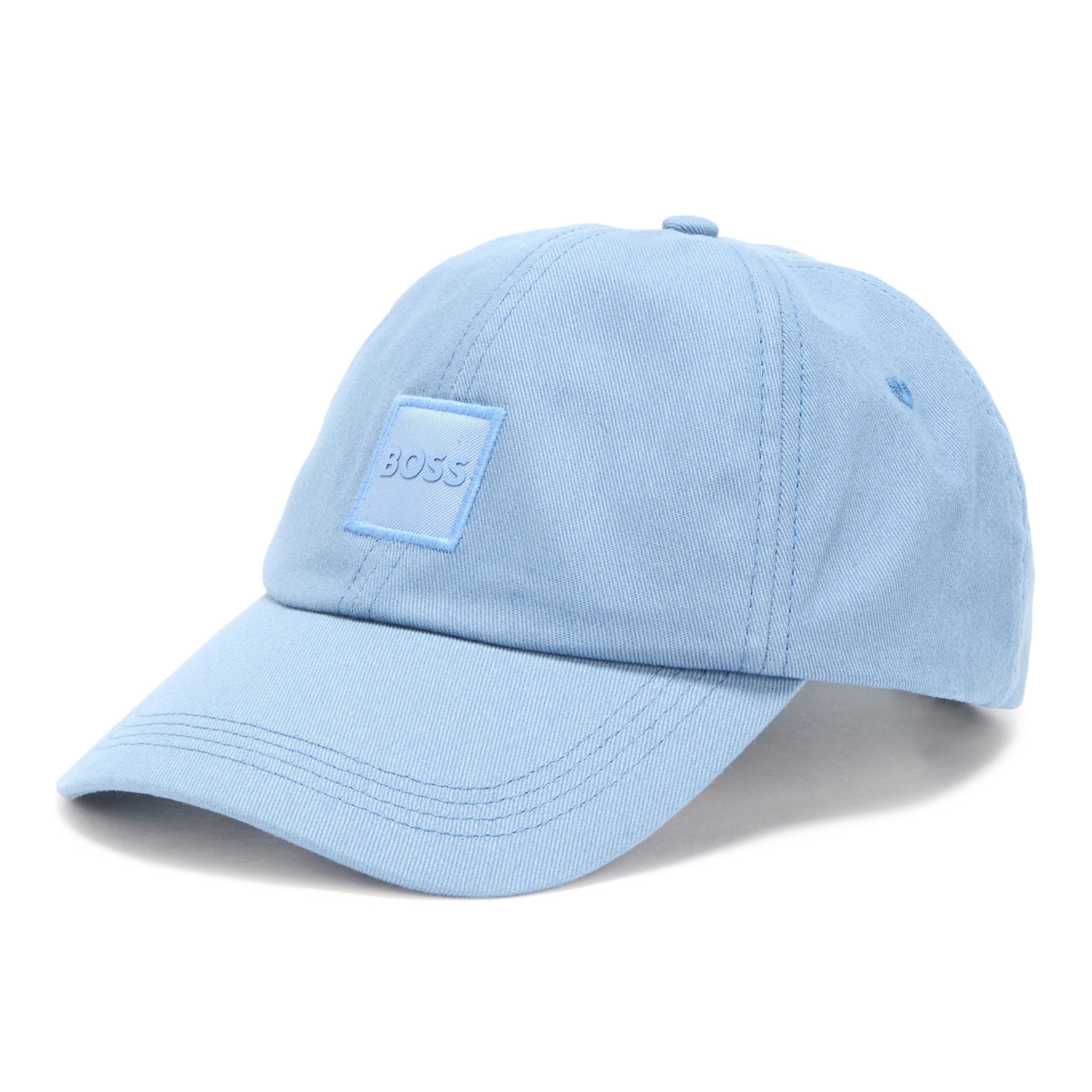 BOSS Mens Tonal Square Logo Cotton Twill Hat