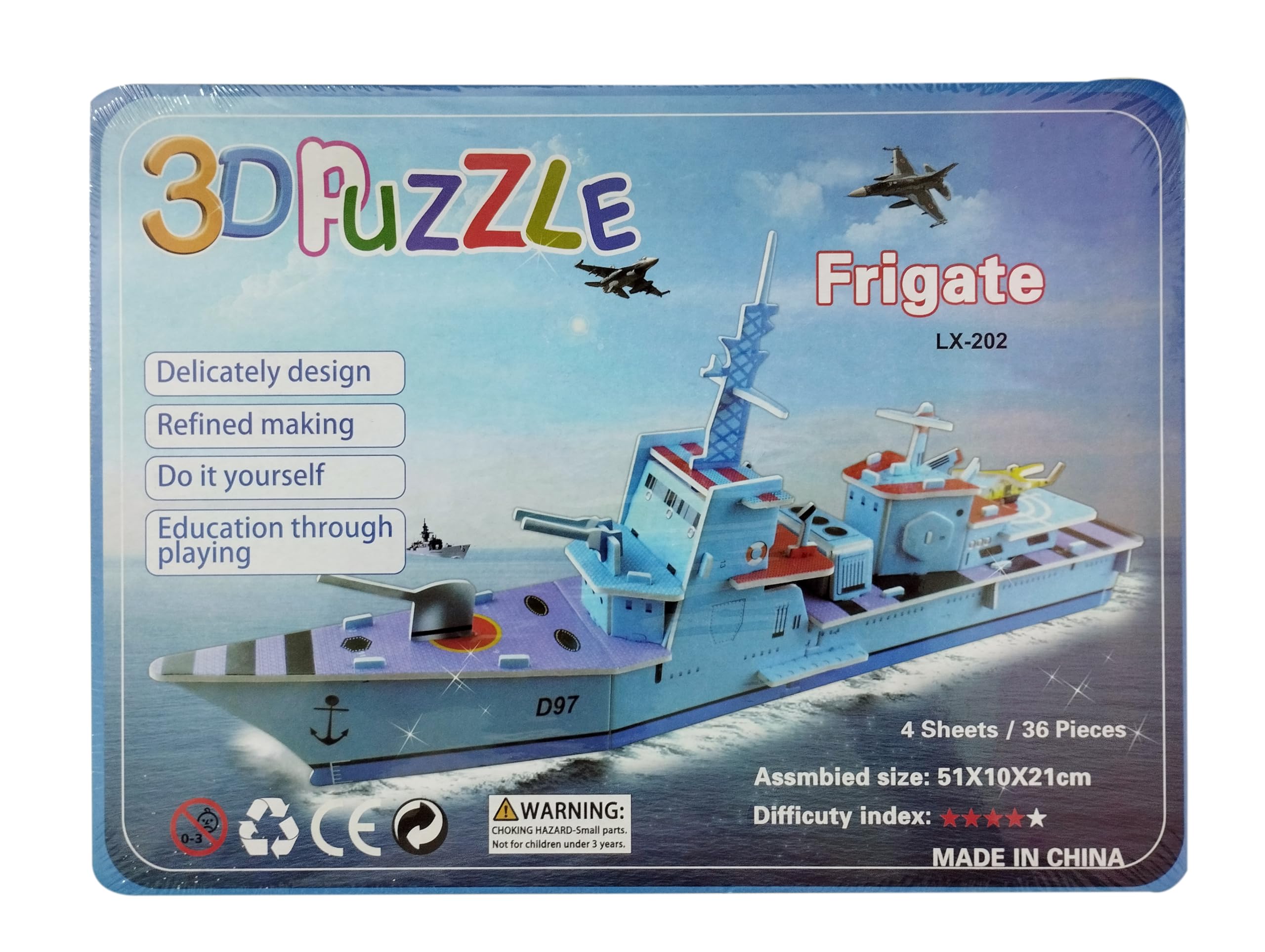 AI4S, Puzzle Frigate Ship, Educational Kit, L_P_202-picture-30