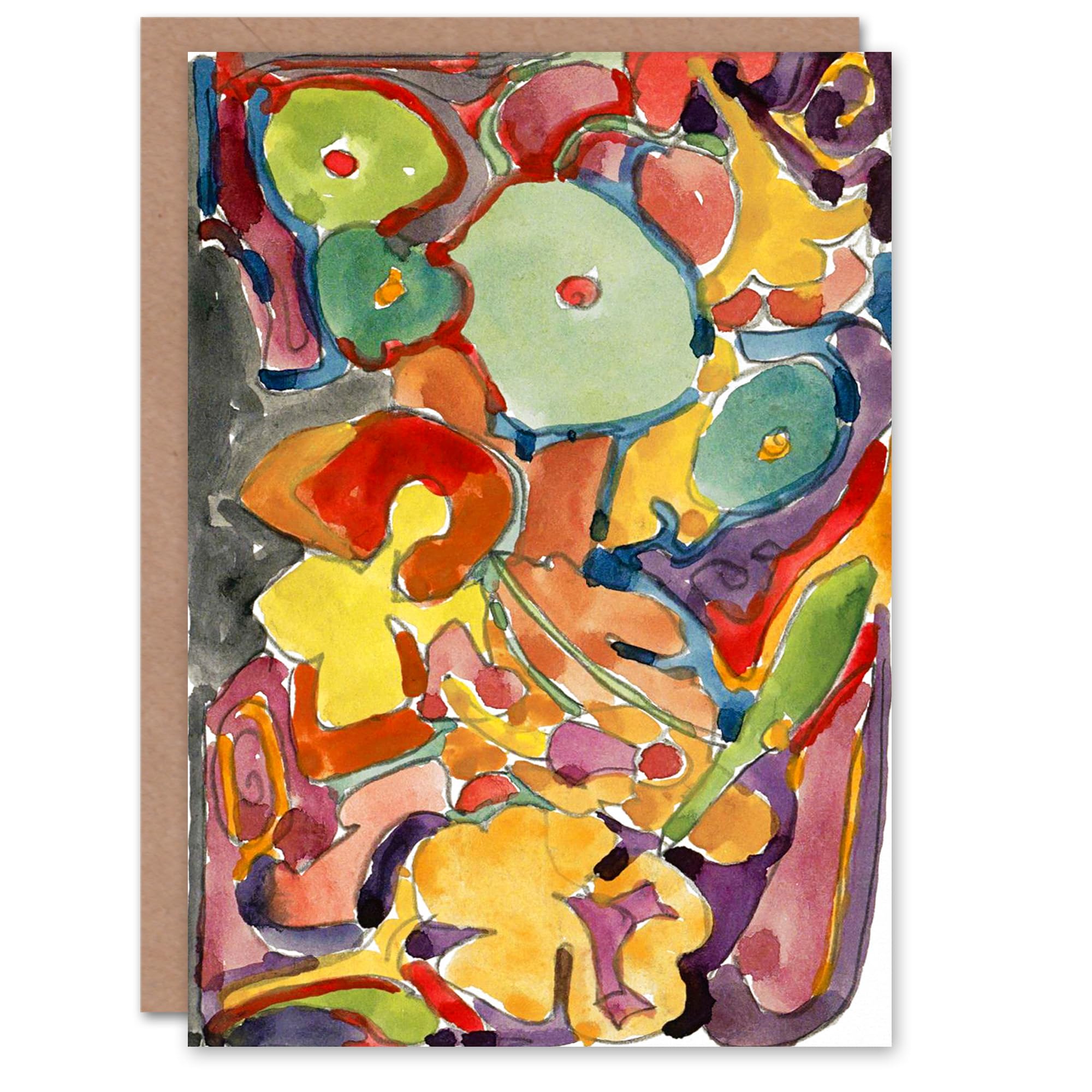 Artery8 Reijer Stolk Art Card Bloemen Abstract Flowers Watercolour
