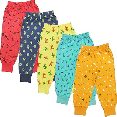 Crazyon boys pyjama pant loose fit track pant/jogger combo pack of 5