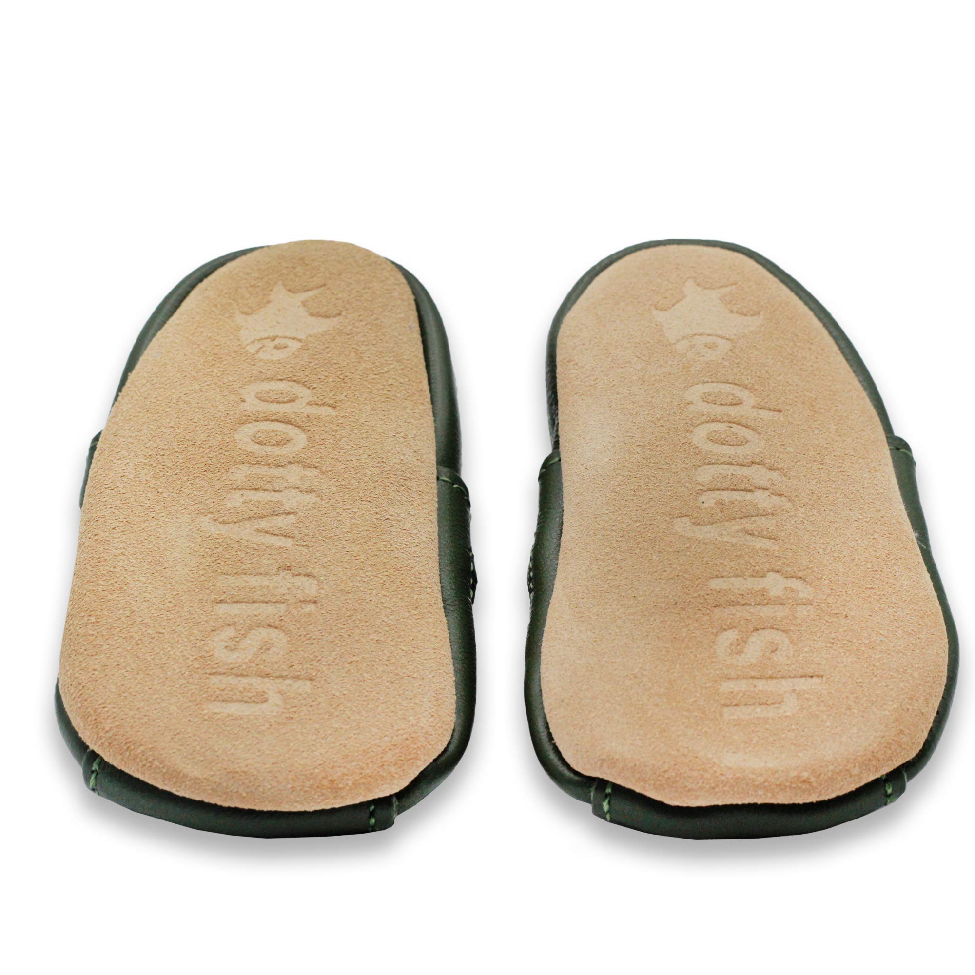 Dotty Fish Soft Sole Leather Sandals for Babies & Kids – Barefoot Feel, Non-Slip Sole, Breathable, Lightweight & Flexible Summer Shoes for Boys & Girls - British Brand - 0-6 Months - 4-5 Years — view 6