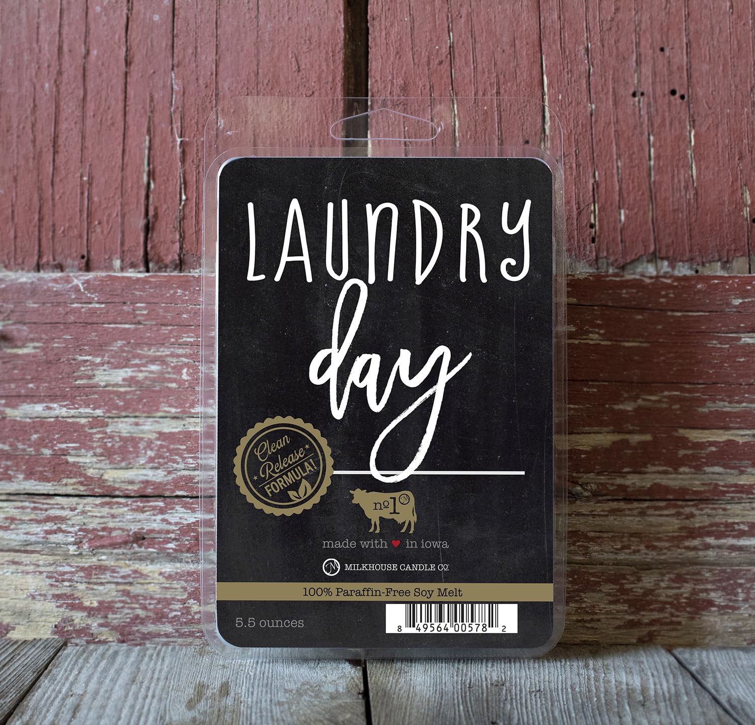 Milkhouse Candle Company, Laundry Day, Creamery Collection - Fragancia de cera de soja para derretir, 5.5 onzas