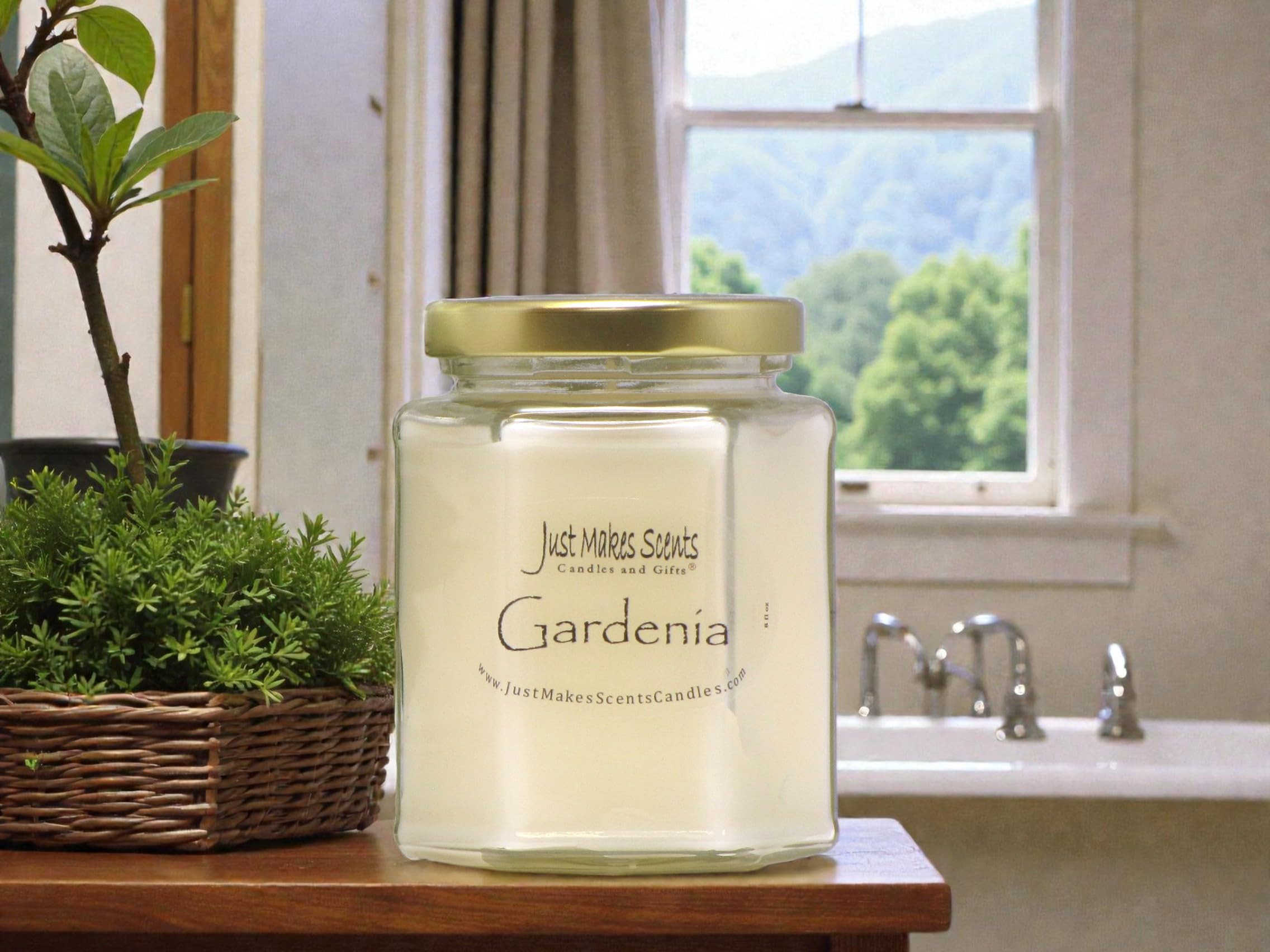 Mezcla de vela de soja, aroma de gardenia por sólo hace Scents