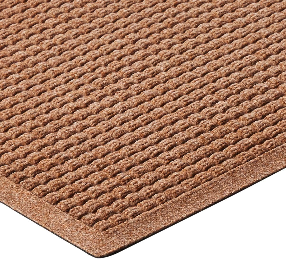 Top Brands Hudson Exchange 4210 Fashion Floor Mat Runner, 60 L x 22 W, 3/8 Thick, Medium Brown