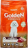 Premier Pet Ração Golden Fórmula Mini Bits Para Cães Adultos Pequeno Porte Sabor Carne E Arroz 3Kg Para Todas Pequeno Adulto