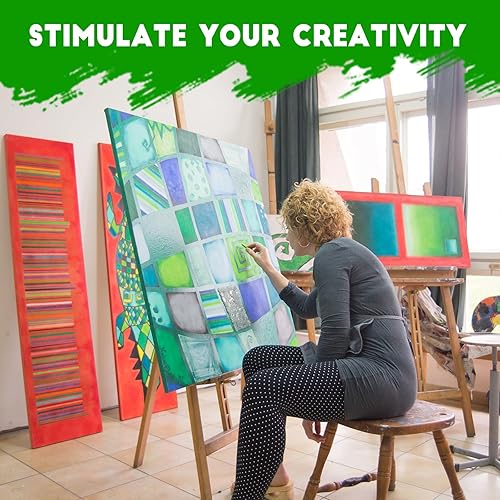 Miniatura 66 de ESRICH Lienzos de pintura de 11 x 14 pulgadas, paquete de 24 lienzos blancos en blanco para pintar, lienzos de pintura de algodón para óleo