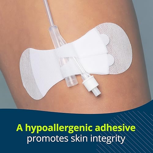 Miniatura 4 de TIDI 3400LFC Grip-Lok Foley - Dispositivo de seguridad de catéter flexible, diseño de perfil bajo para mayor comodidad, blanco, grande, paquete de